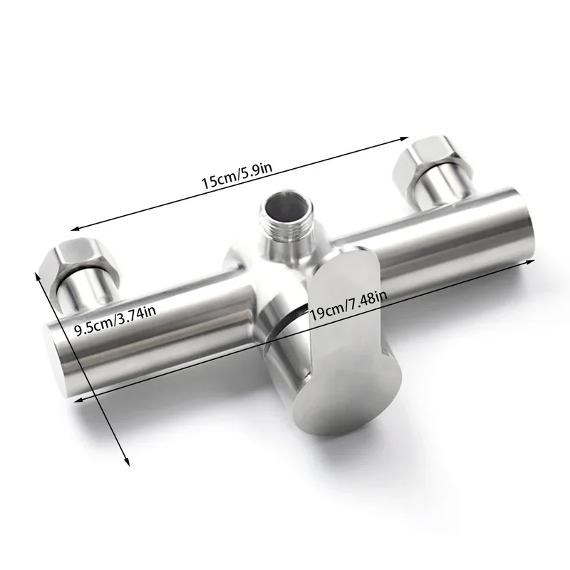 Robinet Mitigeur pour Douche en Acier Inoxidable