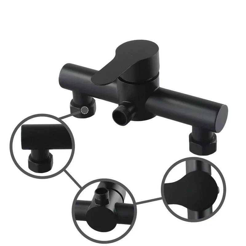 Mitigeur Douche Noir Classique