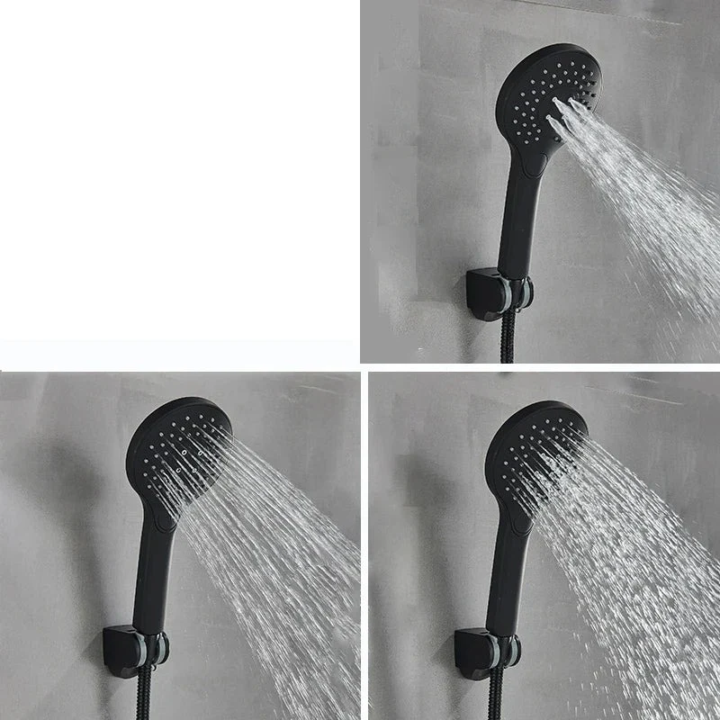 Robinet Baignoire Noir 3 Modes de Jets