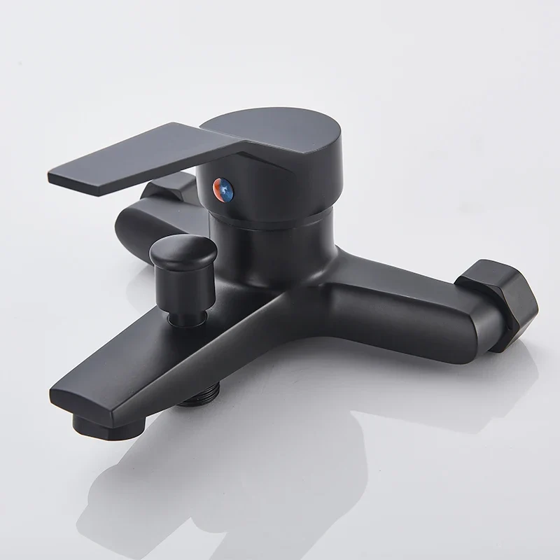 Robinet Baignoire Noir 3 Modes de Jets