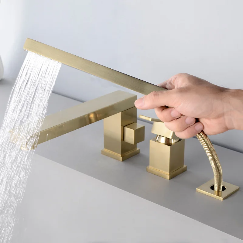 Robinet Baignoire Doré