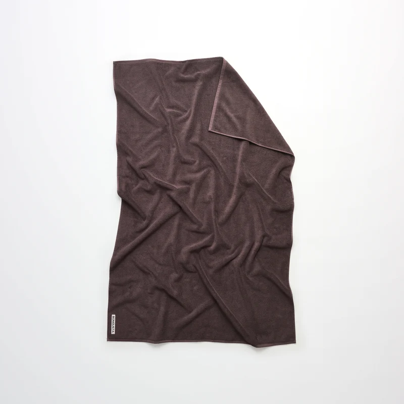 Naram badelagen 100×150 cm i økologisk bomuld, coffee – Bongusta