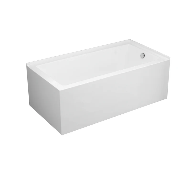 Bain en coin 60" X 32" avec drain à droite