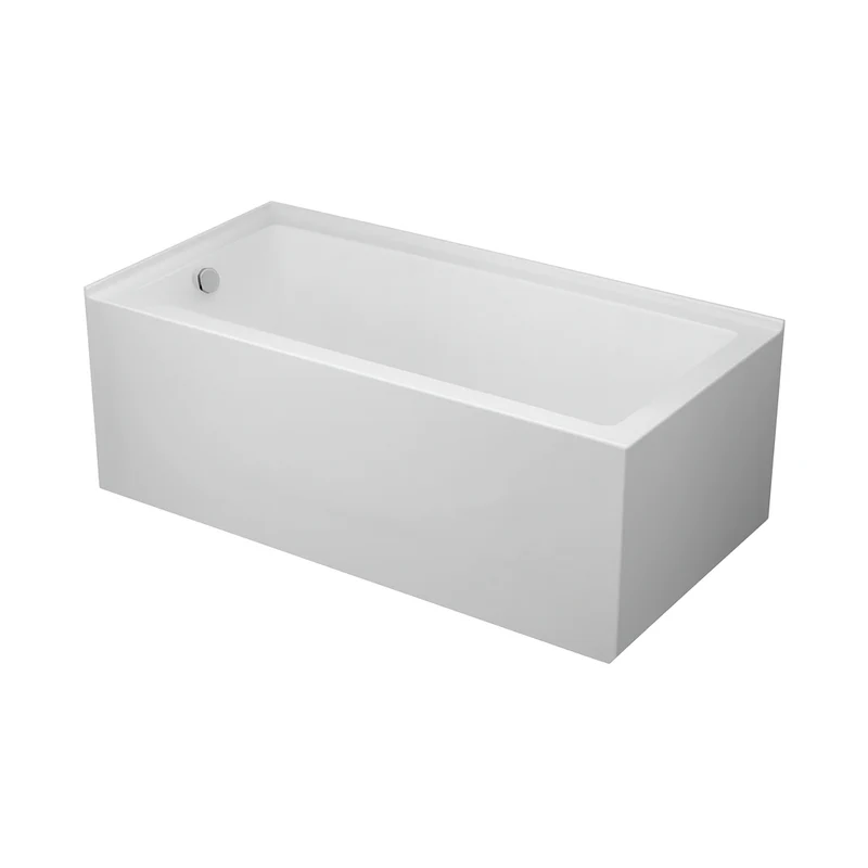 Bain en coin 60" X 32" avec drain à gauche