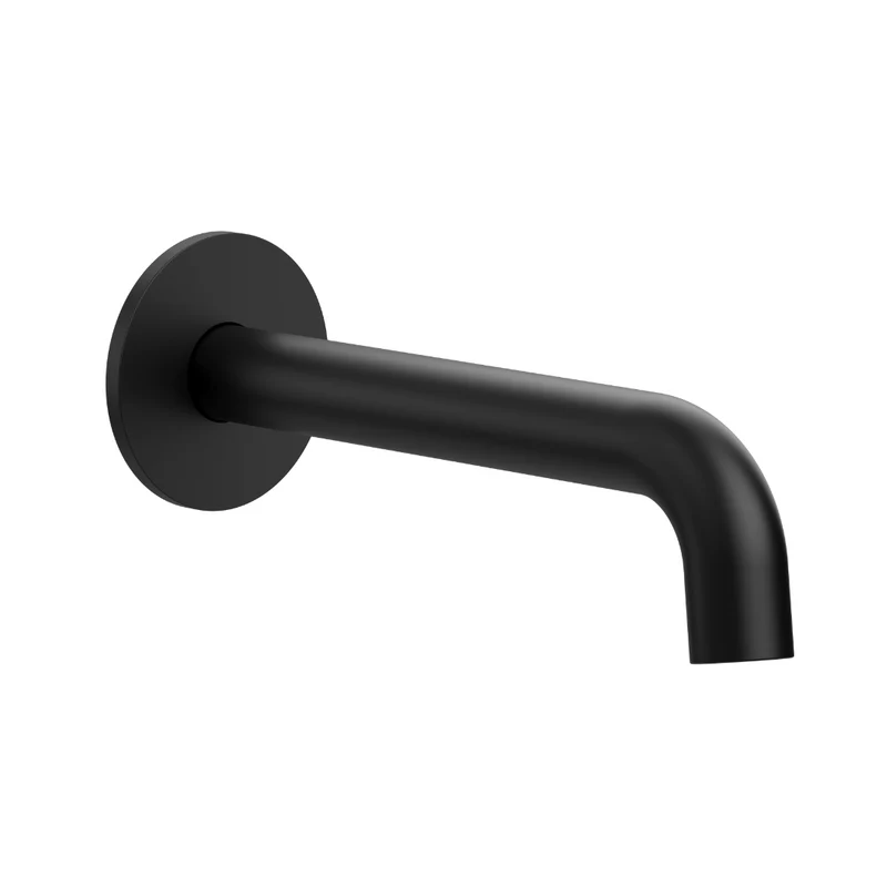 Robinet de bain douche rond noir