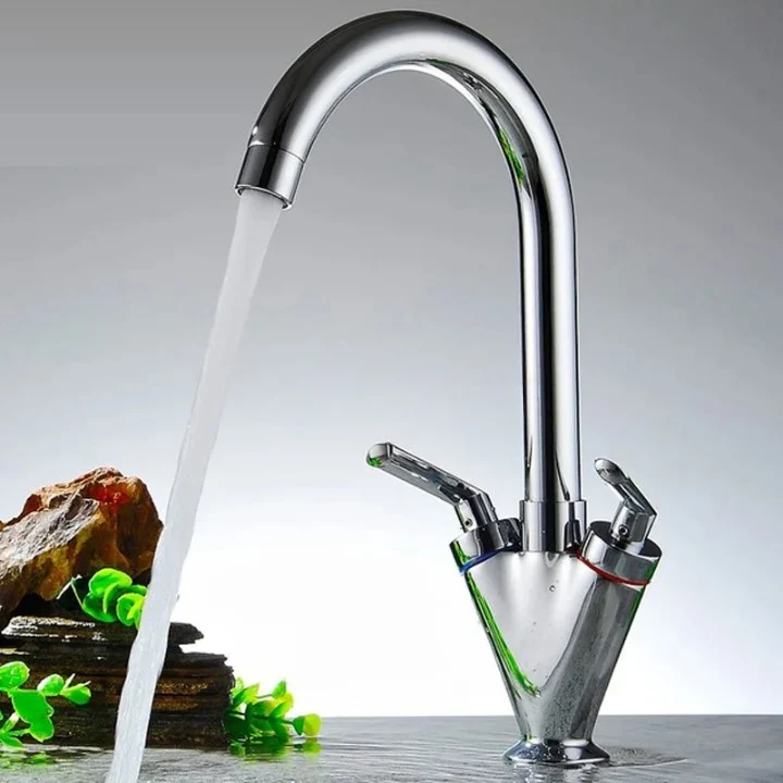 Robinet Mélangeur Cuisine en Chrome