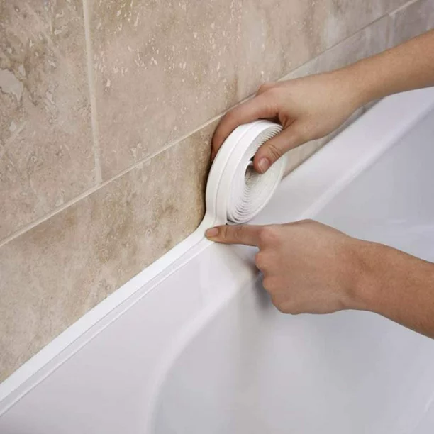 Bande d'Étanchéité Anti-Moisissure pour Salle de Bain et Cuisine