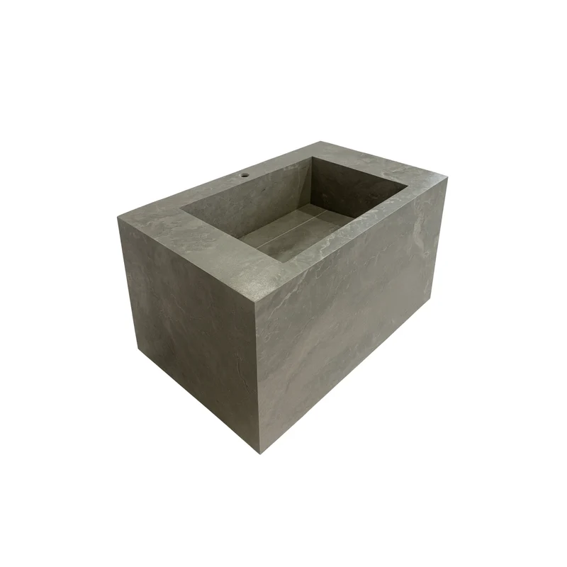 Vanité en céramique gris italien