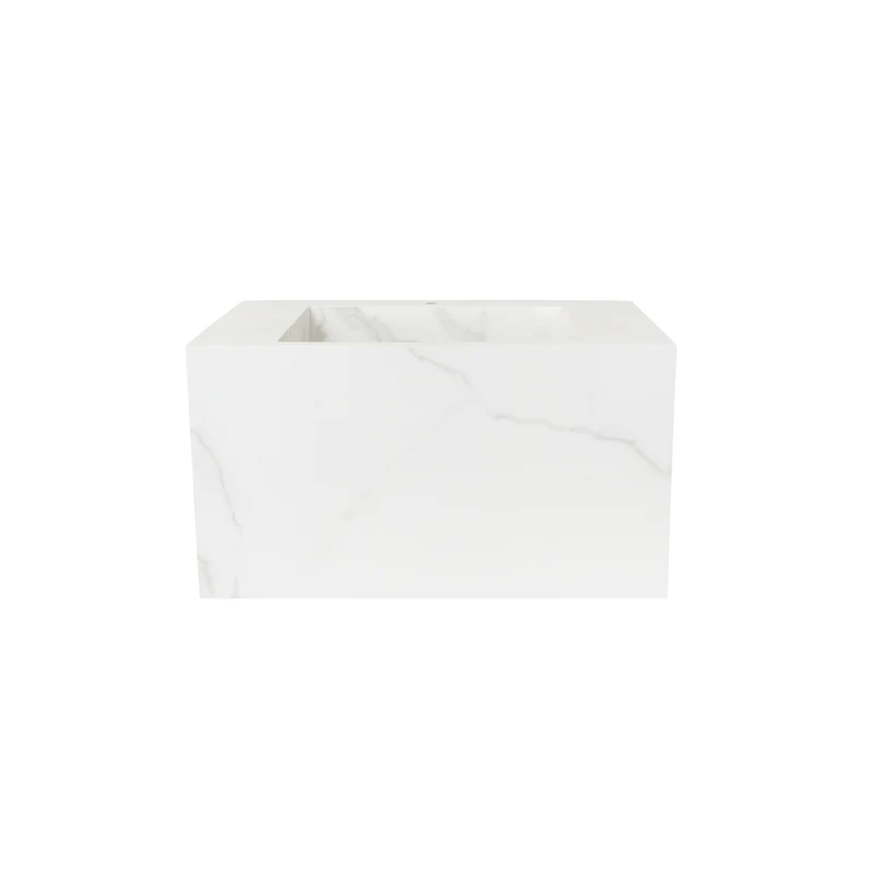 Vanité en céramique blanche