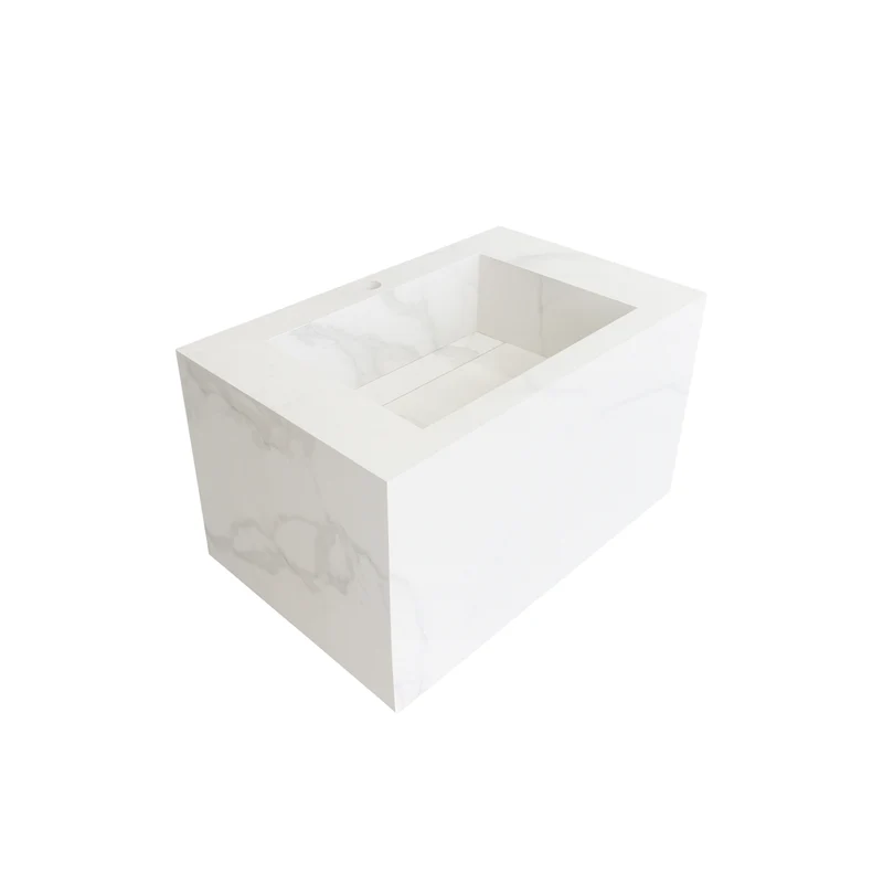 Vanité en céramique blanche