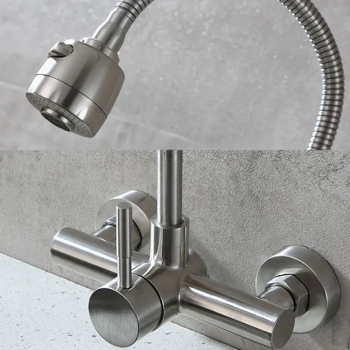Mitigeur Mural Flexible en Acier Inoxydable