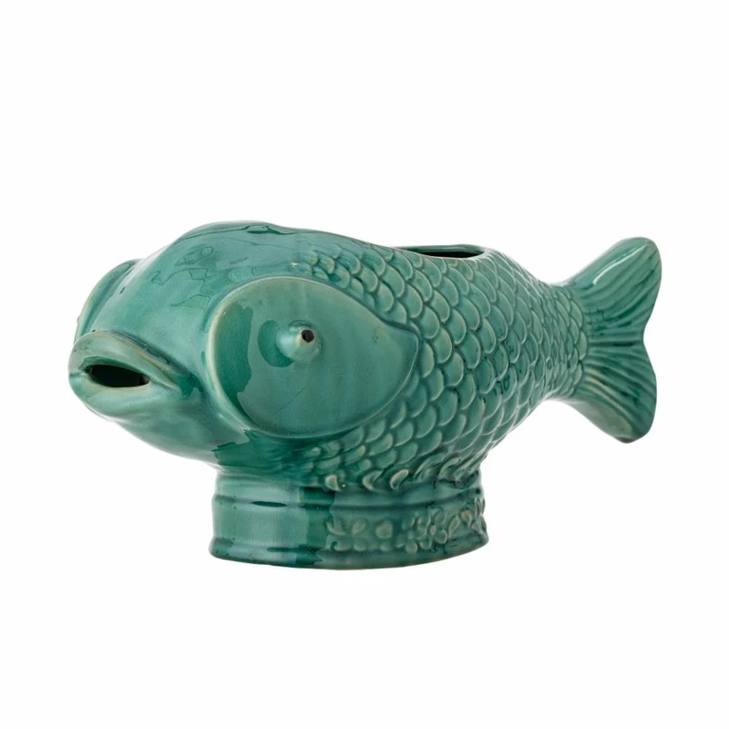 Fiske urtepotteskjuler i keramik – Creative Collection