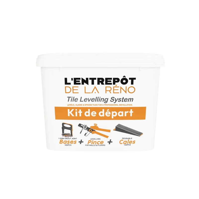 Kit de départ pour nivellement de céramique – L’Entrepôt de la Réno