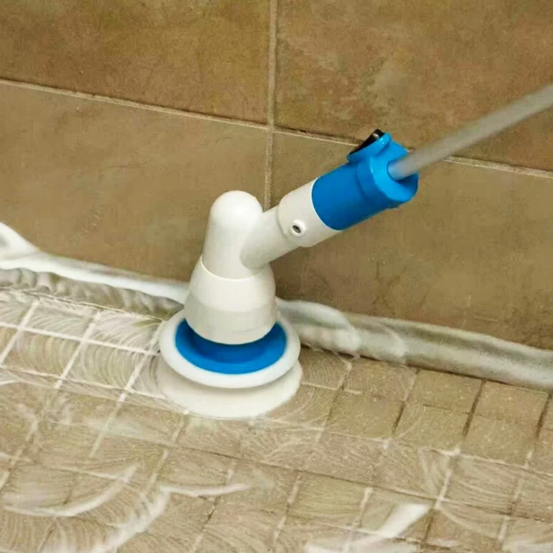 Brosse de Nettoyage Électrique Télescopique Polyvalente