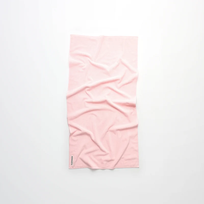 Naram badehåndklæde 70×140 cm i økologisk bomuld, blush – Bongusta