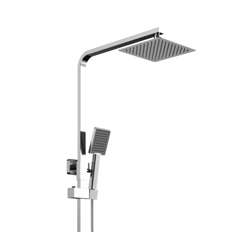 Colonne de douche carré chrome