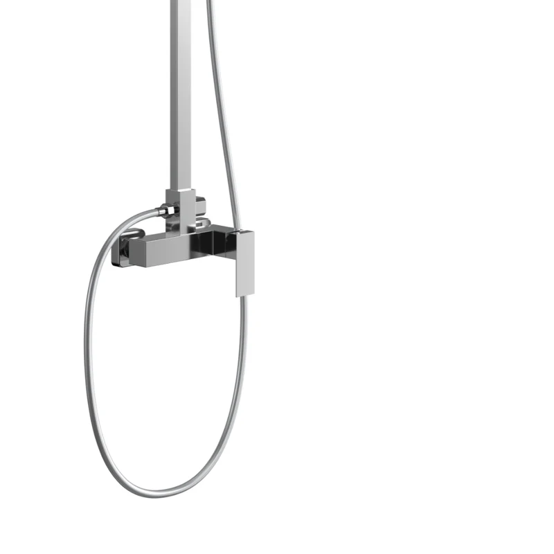 Colonne de douche carré chrome