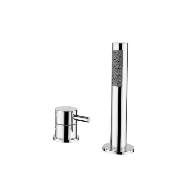 Robinet de bain avec douchette chrome
