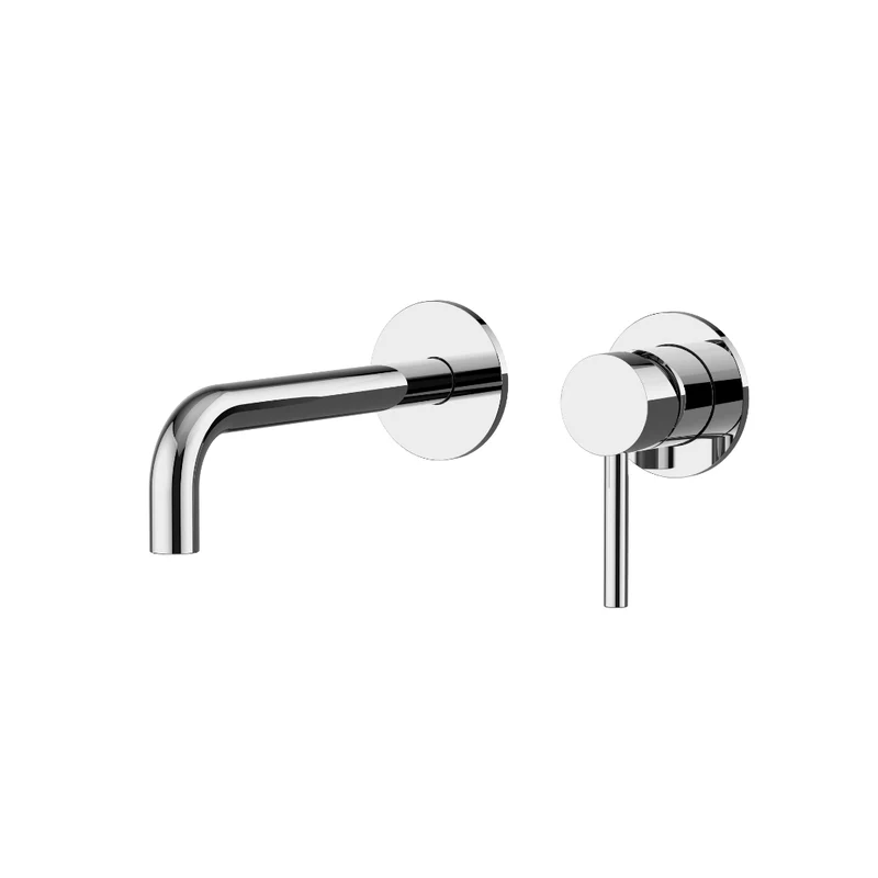 Robinetterie murale pour vasque chrome