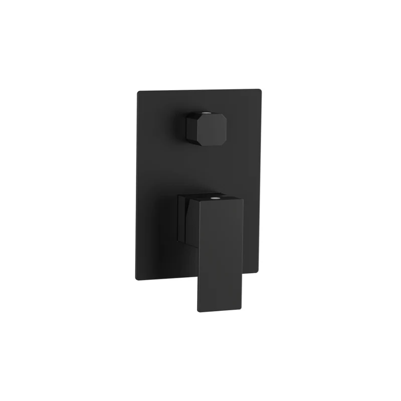 Robinet de douche carré noir