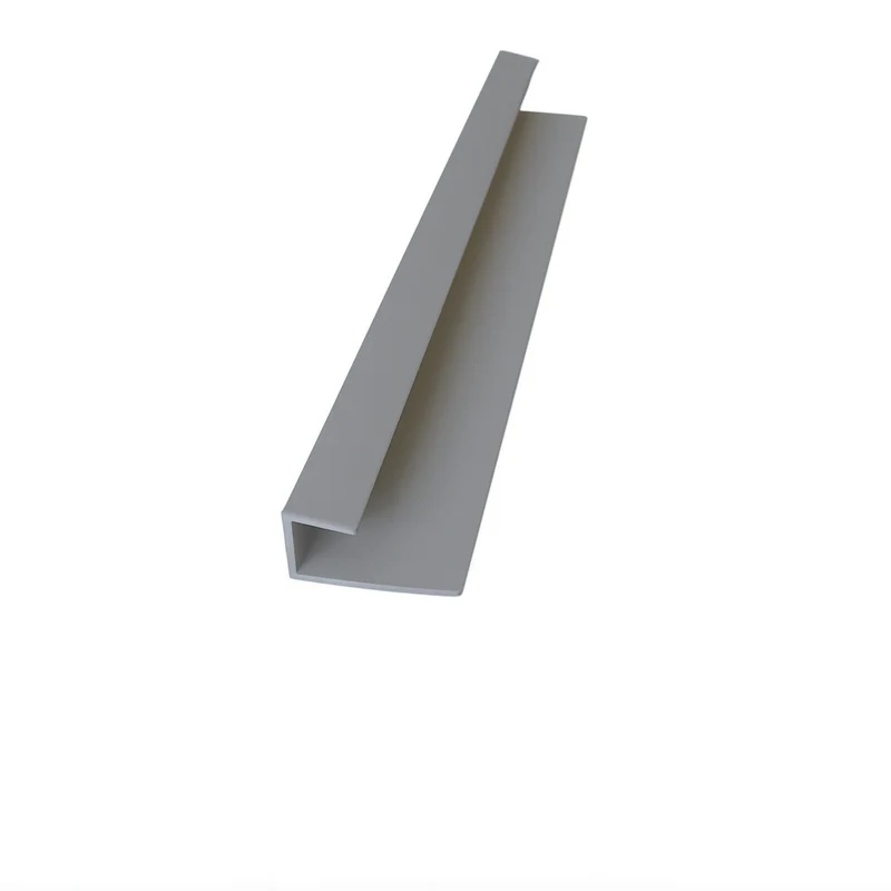 Moulure de finition en PVC - gris foncé