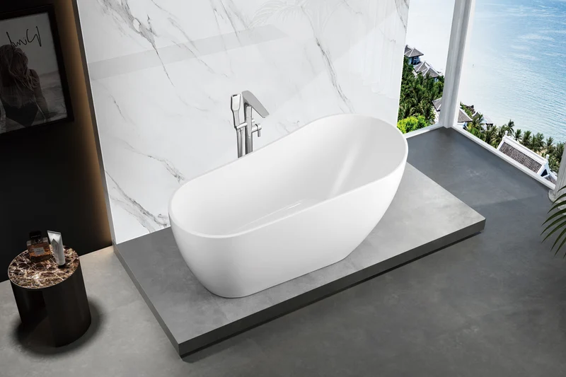 Bain auto-portant Charlotte 59" X 29½" X 29½"