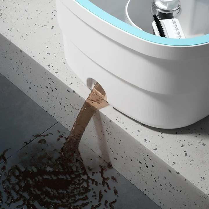 Serpillère en Microfibre Rotative Autonettoyante 2.0