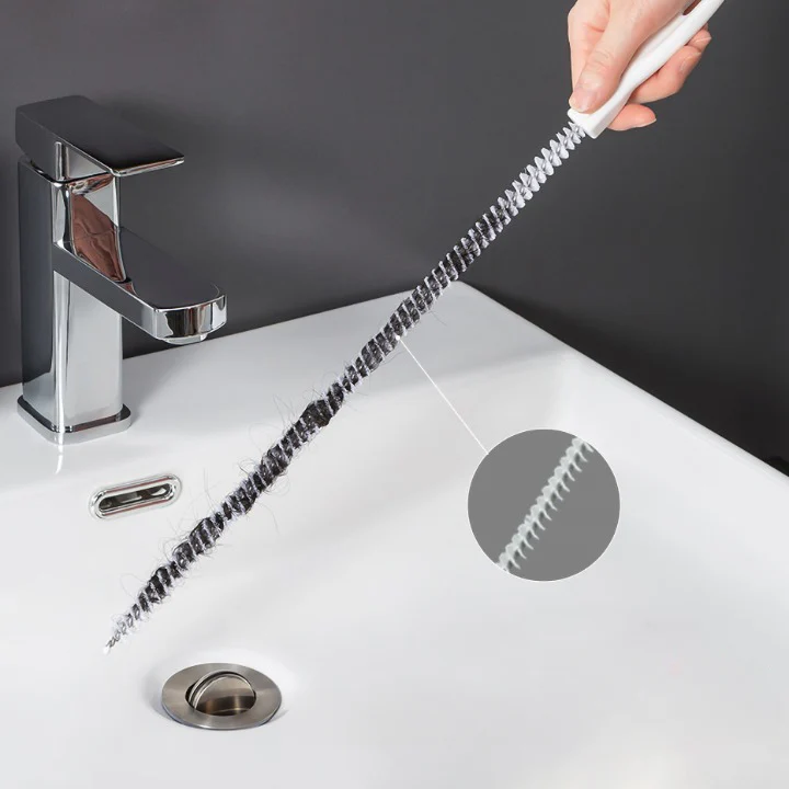 Brosse pour Canalisations Ultra-Flexible (Lot de 2+1 Offert)