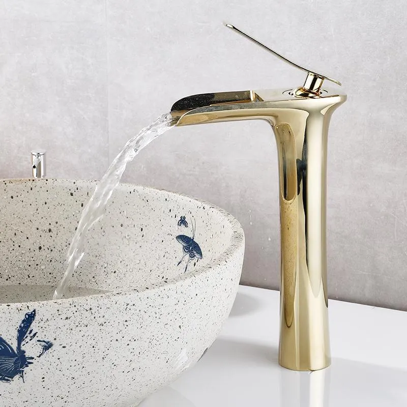 Robinet de salle de bain effet Cascade Luxueux (+Tuyau Offert)