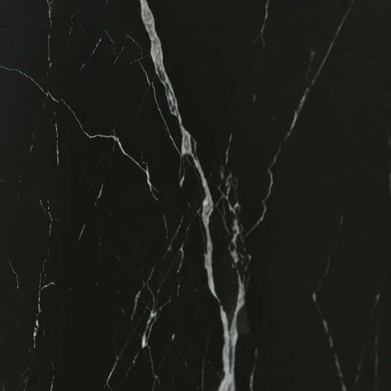 Mur de douche en PVC effet marbre noir mat 48 po x 96 po