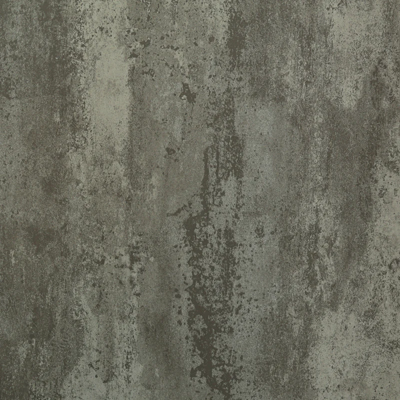 Mur de douche en PVC, effet béton industriel, gris mat, 48 po x 96 po