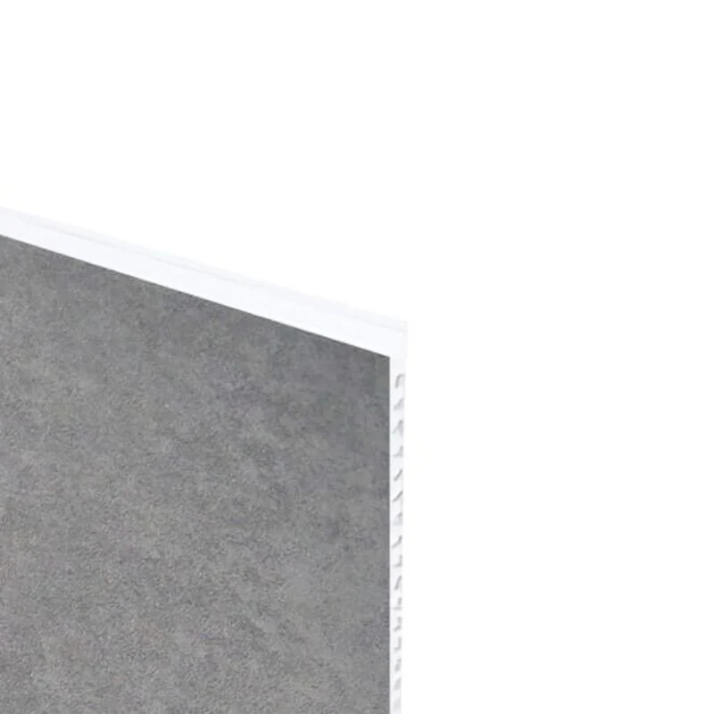 Mur de douche en PVC effet béton gris mat 48 po x 96 po