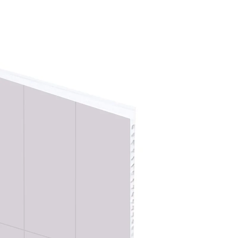 Mur de douche en PVC effet céramique (6 po x 20 po) blanc sur blanc mat 48 po x 96 po