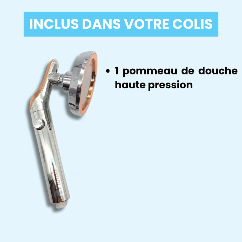 Pommeau de Douche Haute Pression Moderne