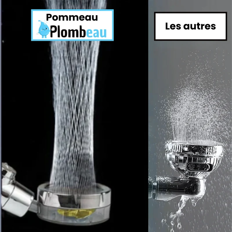 Pommeau de Douche à Pression Économique