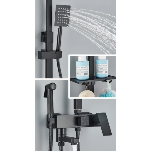 Pommeau de Douche 4-en-1 Moderne