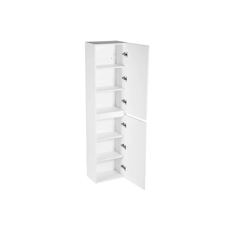 Armoire 18X72 pouces blanc satiné