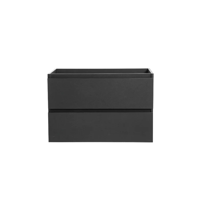 Vanité avec comptoir 32 pouces noir mat