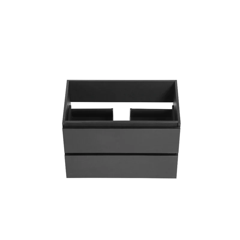 Vanité avec comptoir 32 pouces noir mat