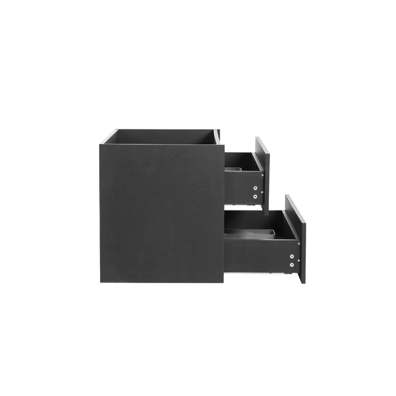 Vanité avec comptoir 32 pouces noir mat
