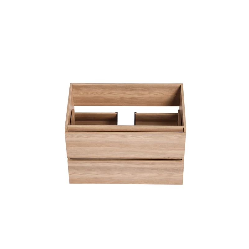 Vanité avec comptoir 32 pouces bois naturel