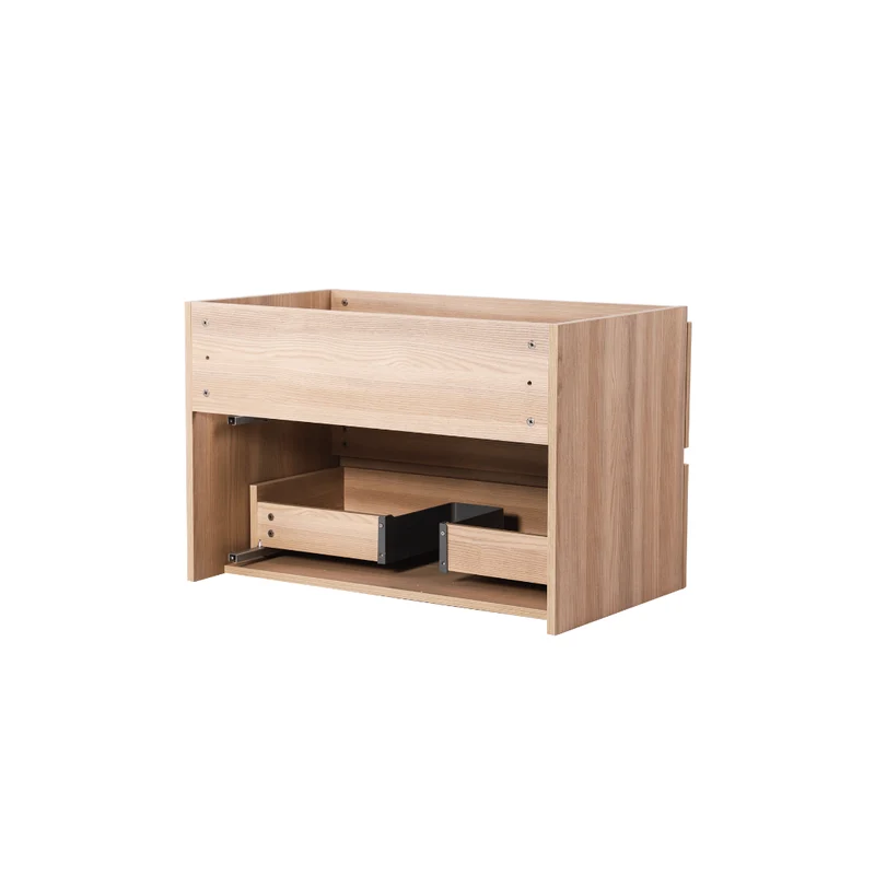 Vanité avec comptoir 32 pouces bois naturel