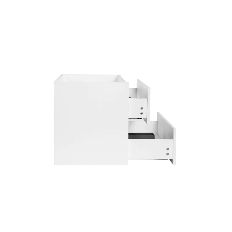 Vanité avec comptoir 40 pouces blanc satiné