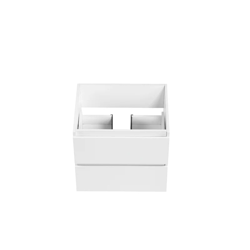 Vanité avec comptoir 24 pouces blanc satiné
