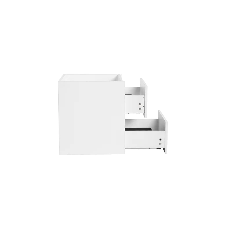 Vanité avec comptoir 24 pouces blanc satiné