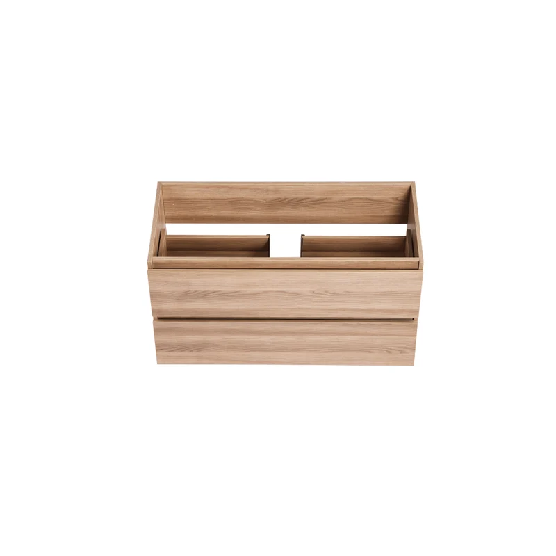 Vanité avec comptoir 40 pouces bois naturel
