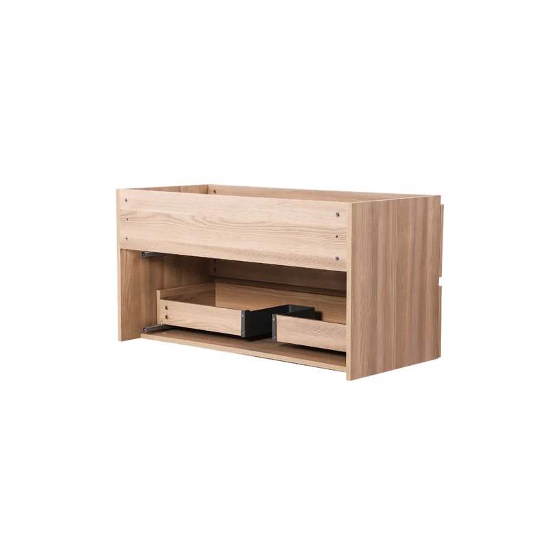 Vanité avec comptoir 40 pouces bois naturel