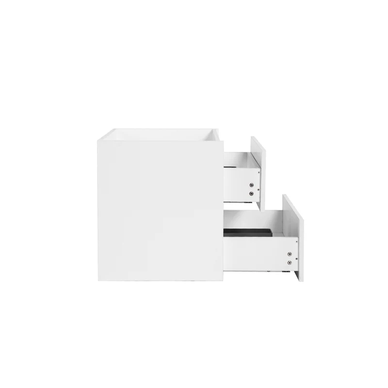 Vanité avec comptoir 32 pouces blanc satiné