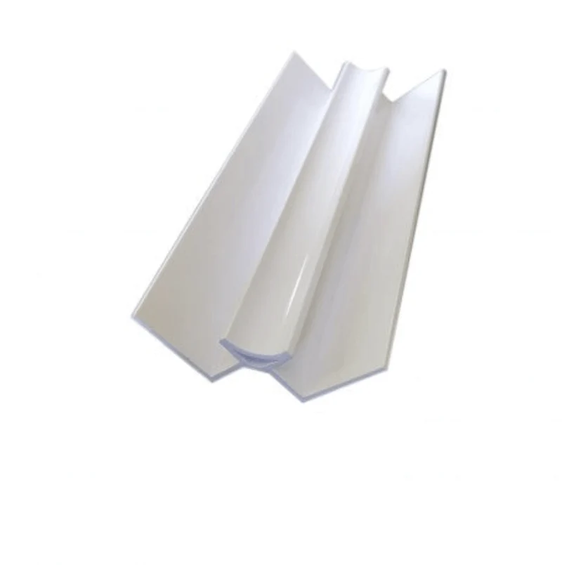 Moulure de coin intérieure en PVC blanche