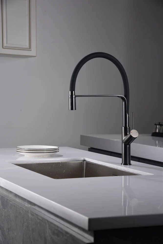 Mitigeur de Cuisine - Sena Black Gun Metal